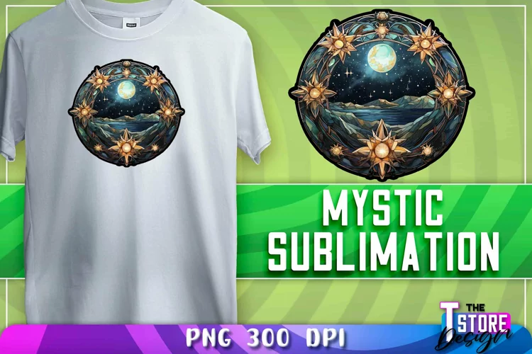 Mystic Sublimation Design | Mystic T-Shirt Design PNG