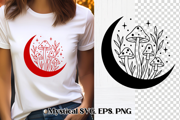 Mushrooms Svg