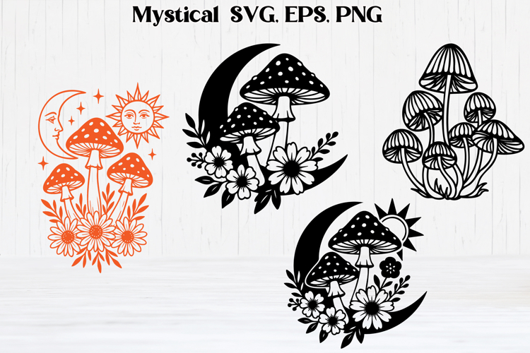 Mushrooms Svg Image 13