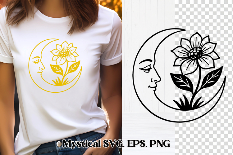 Mystical mushroom SVG | Mystical SVG | Floral SVG
