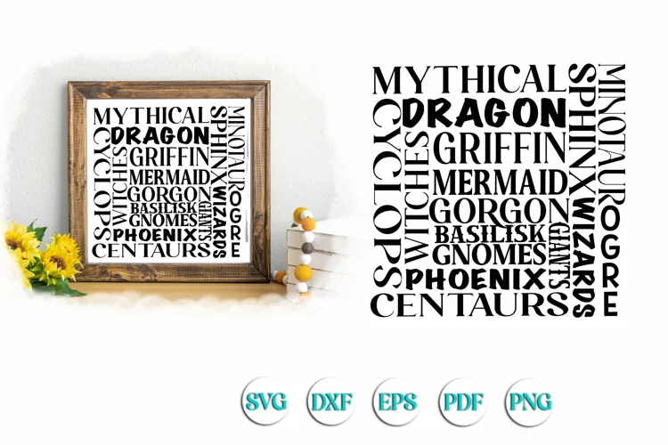 Mythical Subway Svg Cutfile