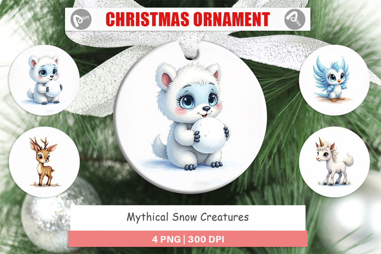 Christmas Ornament Sublimation Designs Image 7