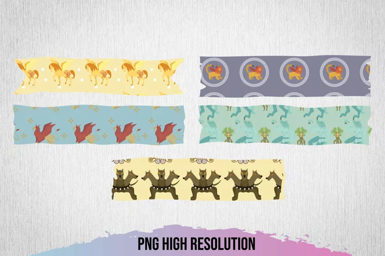 Mythological Patterned Tape