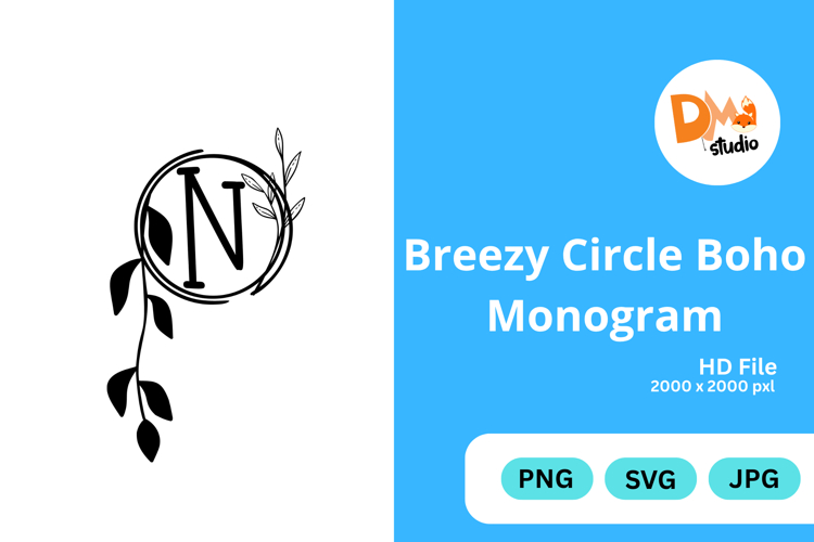 Cricut Monogram Svg Image 11