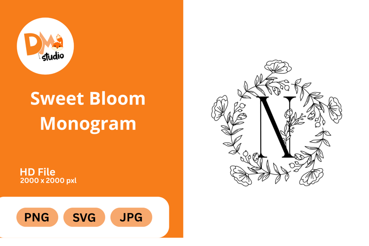 Sweet Bloom Monogram