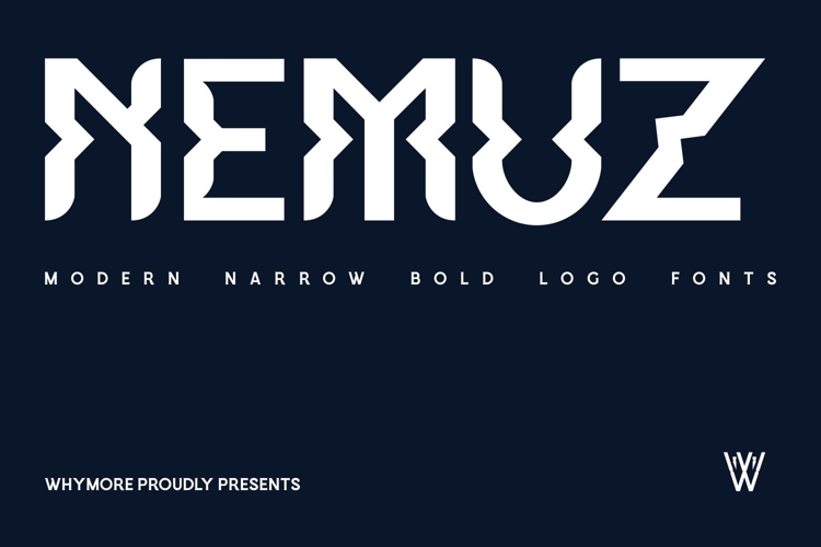 Nemuz Editoral Bold Logo Font