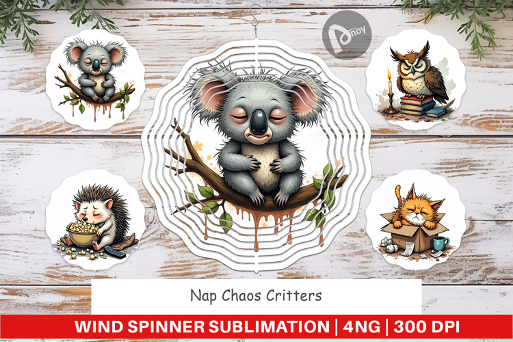 Wind Spinner Nap Chaos Critters