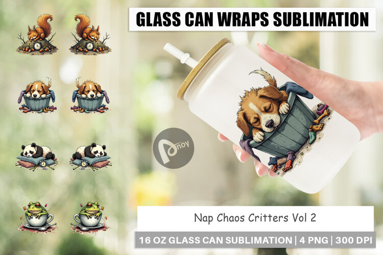 Glass Can Nap Chaos Critters example image 1