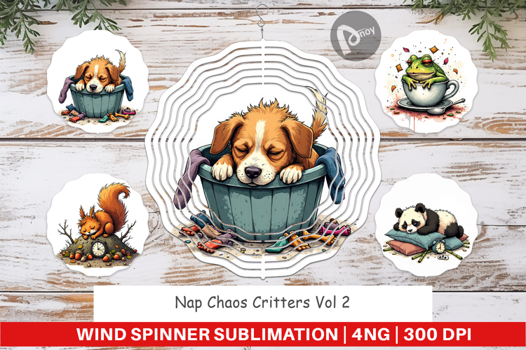 Wind Spinner Nap Chaos Critters