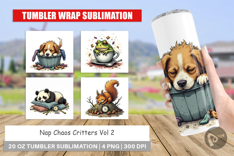 Tumbler Nap Chaos Critters