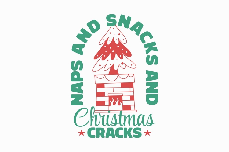 Naps, Snack, and Christmas Cracks T-shirt Funny Christmas