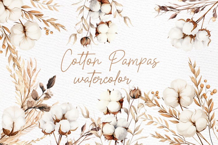 Boho Flowers Clipart Image 22