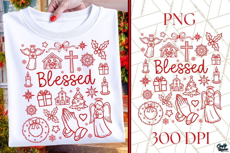 Religious Christian Christmas PNG | Blessed | Nativity Png
