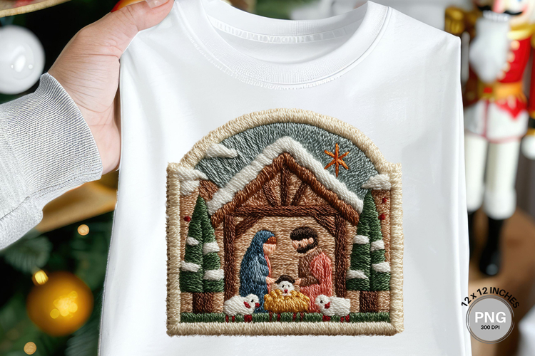 Nativity Scene Latch Hook Yarn Crochet Jesus Christmas_3