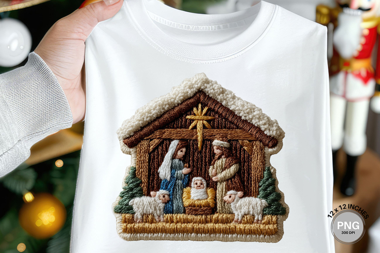 Nativity Scene Latch Hook Yarn Crochet Jesus Christmas_4