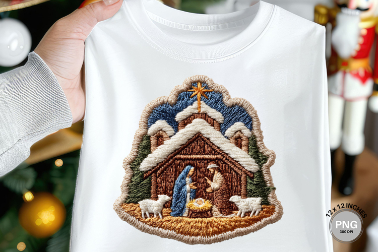 Nativity Scene Latch Hook Yarn Crochet Jesus Christmas_6