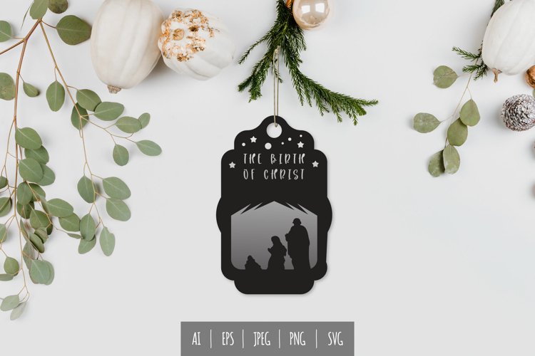 Christmas Tag Svg Image 19