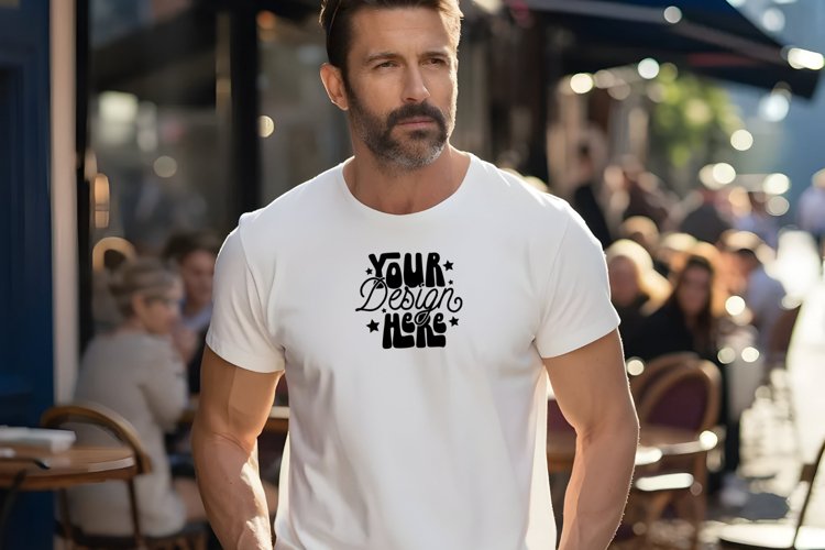 Natural Tshirt Mockup 5000, Mockup example image 1
