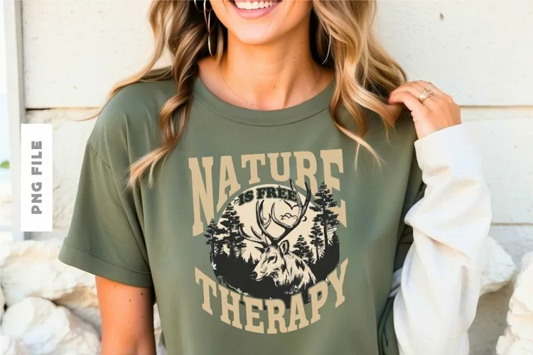 Nature Therapy T shirt Design