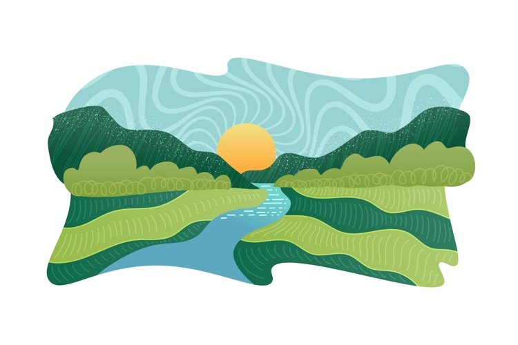 Landscape Illustration Image 9