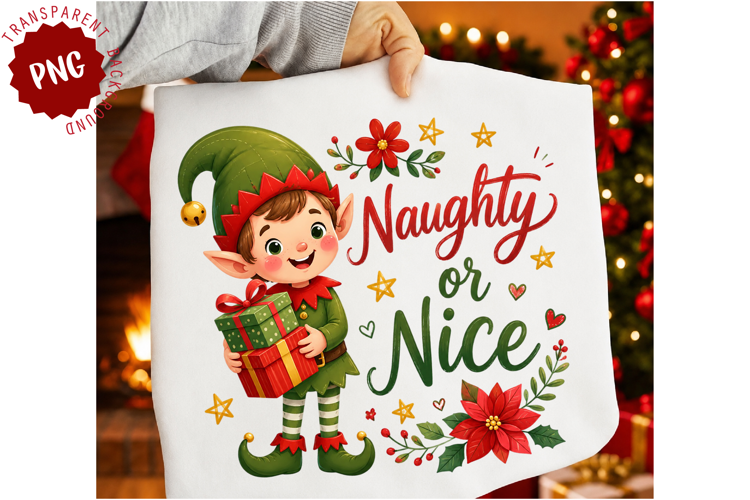 Naughty or Nice PNG