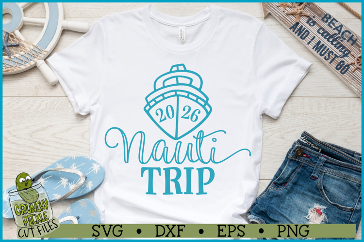 Nauti Trip 2026 Cruise SVG File