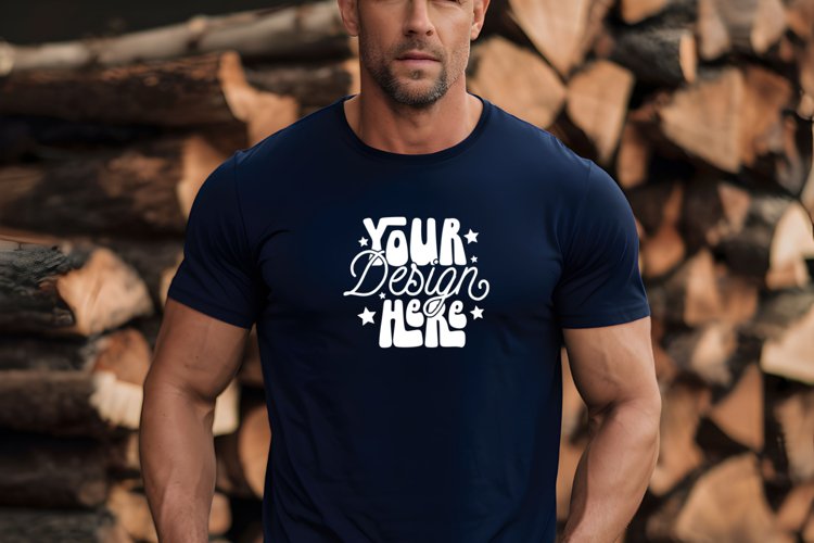 Bella Canvas 3001 Mockup, Mockup example image 1