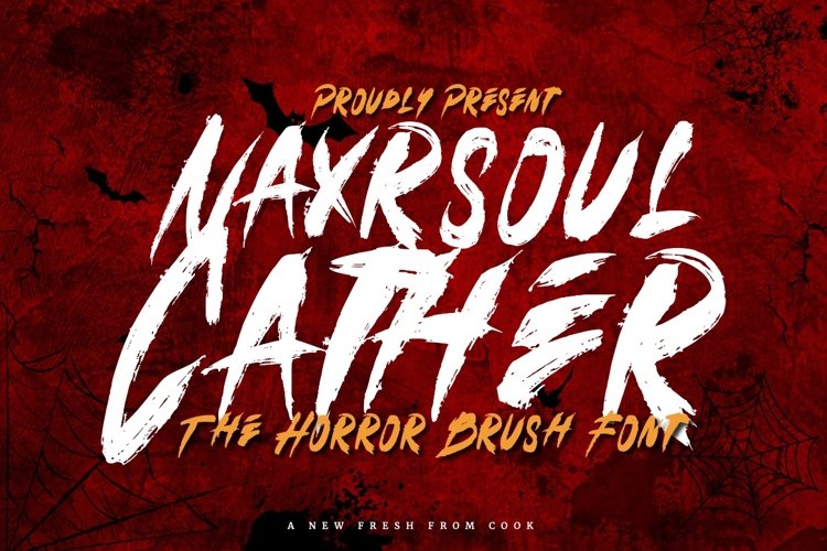 Naxrsoul Cather - Horror Brush Font example image 1
