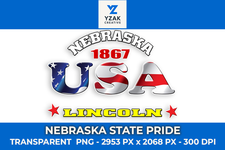 Nebraska State Pride Graphic Design