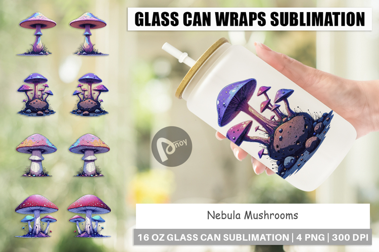 Glass Can Nebula Mushrooms
