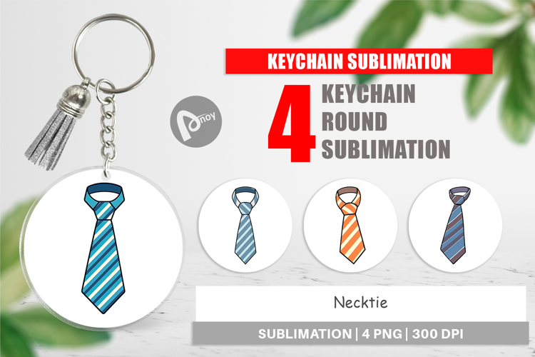 Keychain Necktie