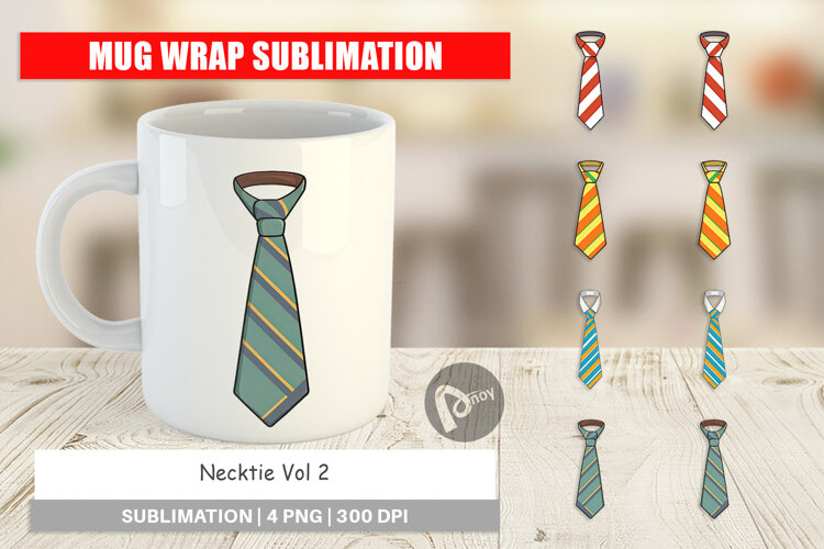 Mug Wrap Necktie example image 1