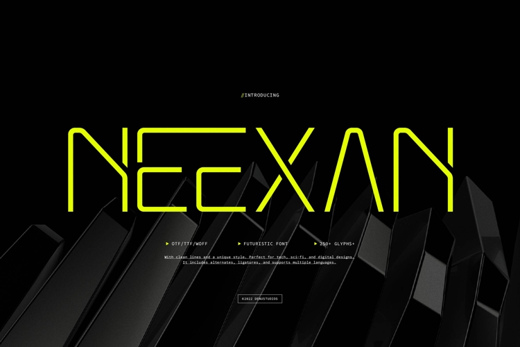 Robot Font Image 22