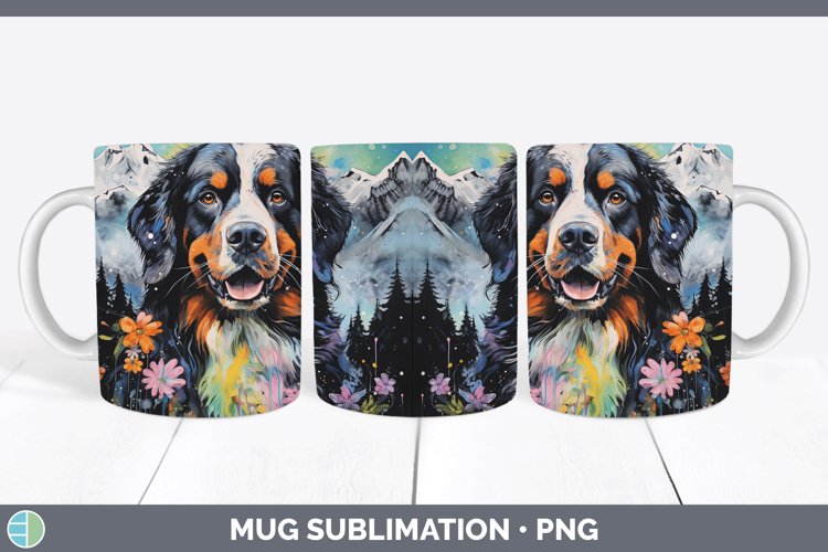 GorgeousNeon Mug Wrap design.