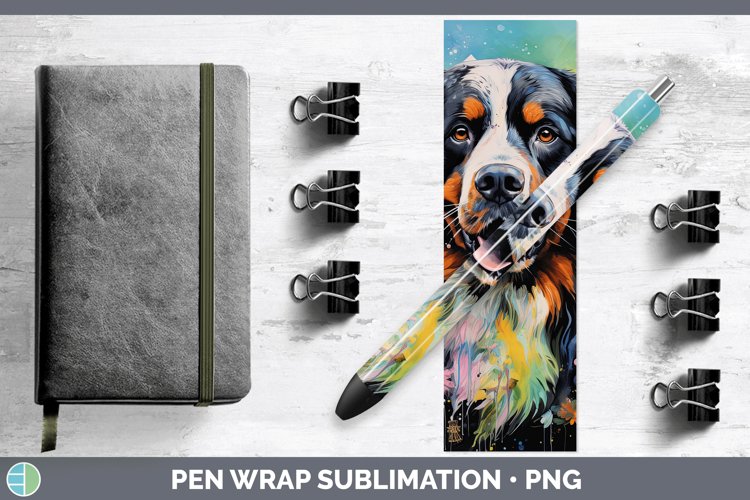 GorgeousNeon Pen Wrap design.