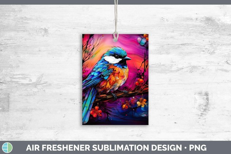 GorgeousNeon Birds Air Freshener design.