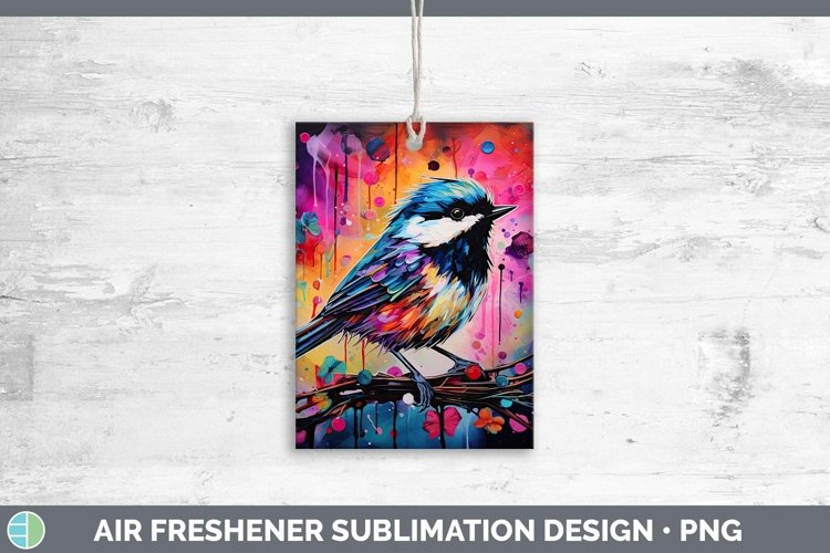 GorgeousNeon Birds Air Freshener design.