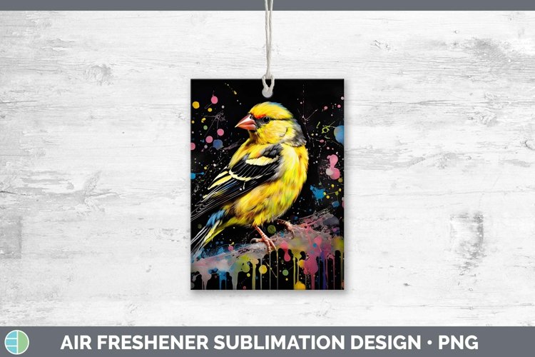 GorgeousNeon Birds Air Freshener design.
