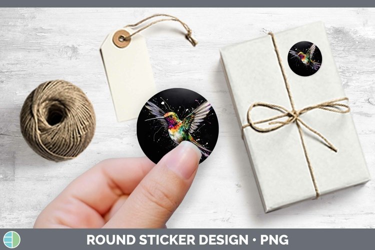 GorgeousNeon Birds Stickers design.
