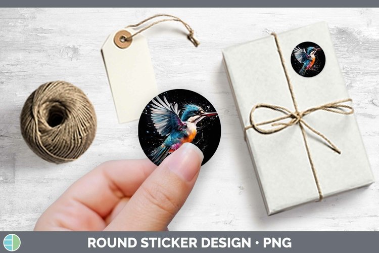 GorgeousNeon Birds Stickers design.