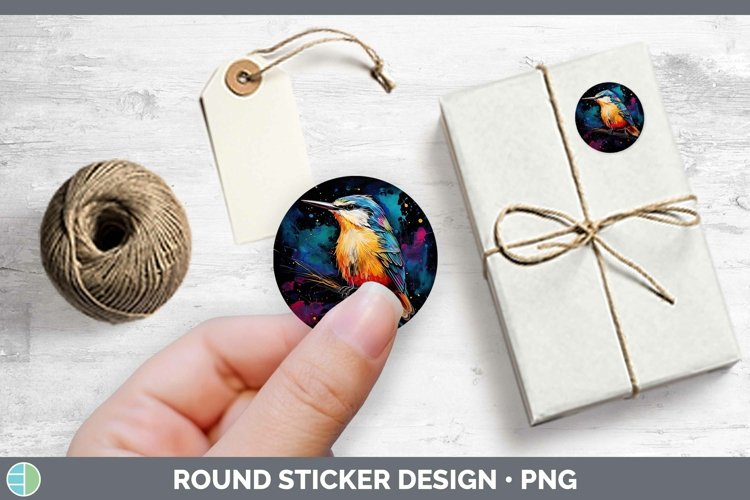 GorgeousNeon Birds Stickers design.