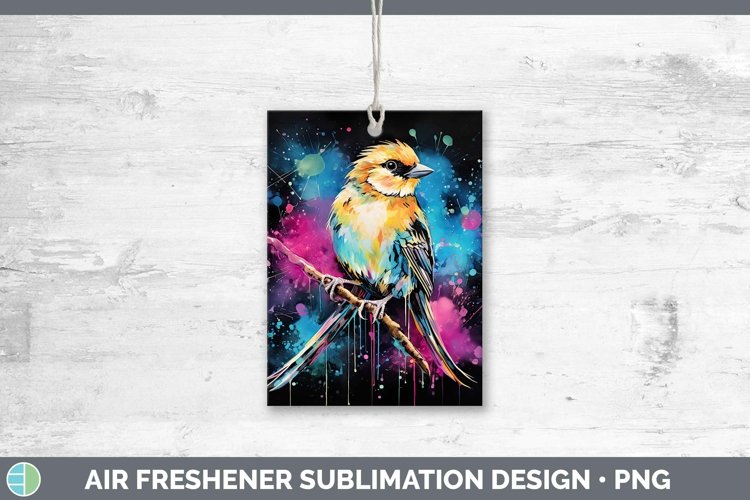 GorgeousNeon Birds Air Freshener design.