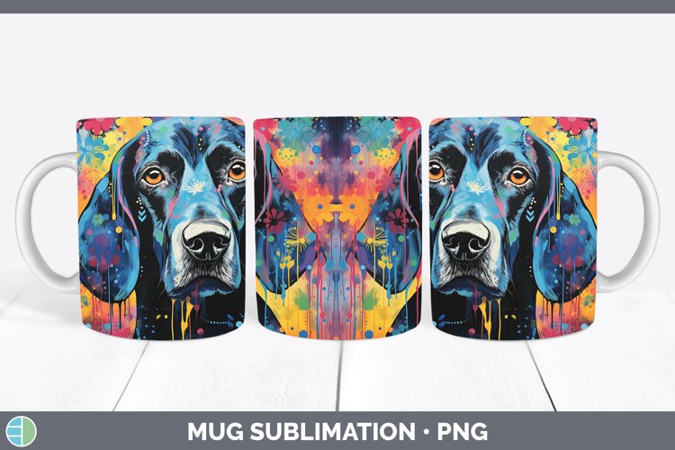 GorgeousNeon Mug Wrap design.