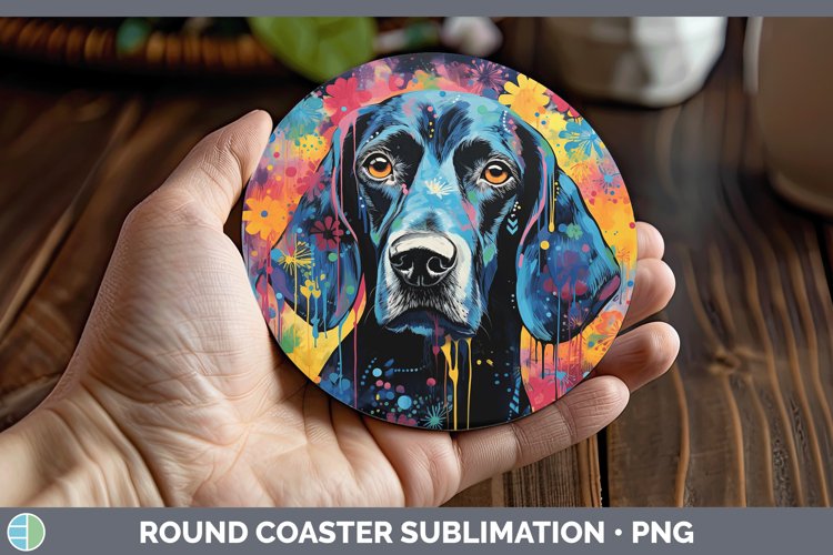 GorgeousNeon Round Coaster design.
