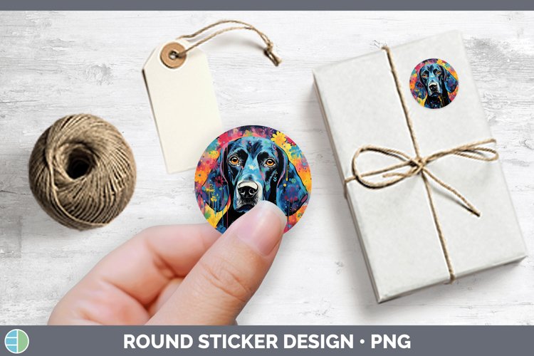 GorgeousNeon Stickers design.