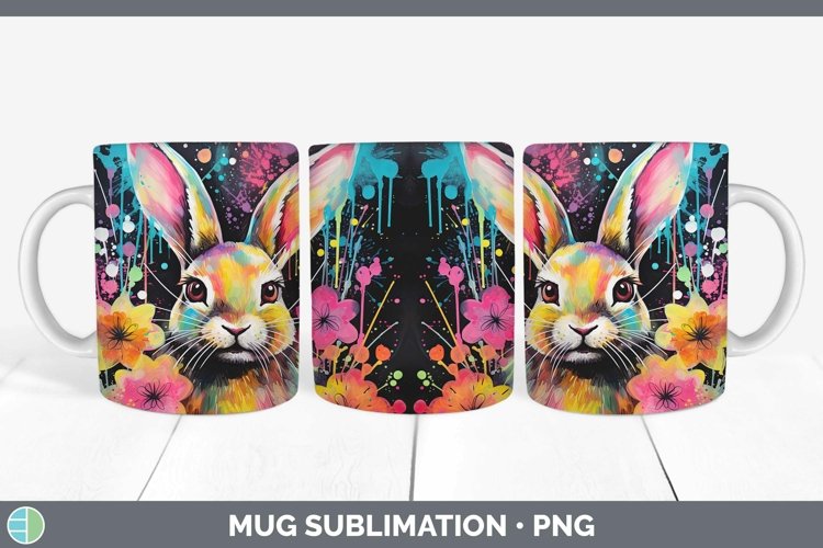 GorgeousNeon Mug Wrap design.