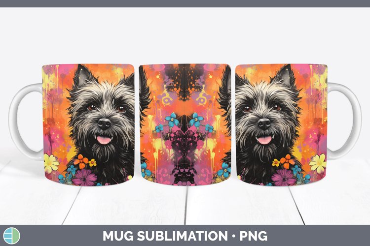 GorgeousNeon Mug Wrap design.