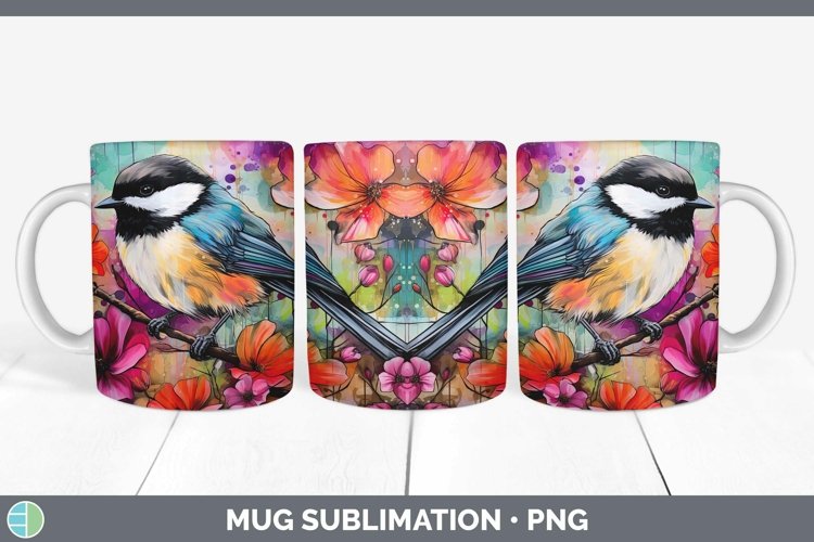 GorgeousNeon Mug Wrap design.