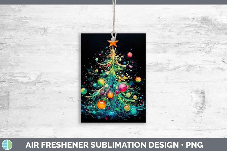 GorgeousNeon Christmas Air Freshener design.
