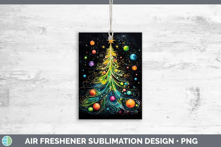 GorgeousNeon Christmas Air Freshener design.